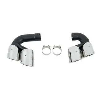 Terminali di scarico V1 Silver in stile X5M F95 foto 2