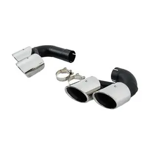 Terminali di scarico V1 Silver in stile X5M F95 foto 3