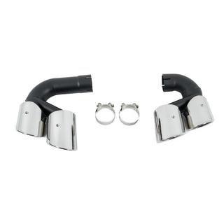 Terminali di scarico V1 Silver stile X6M F96 BMW X6 G06 2019–2027 foto 2