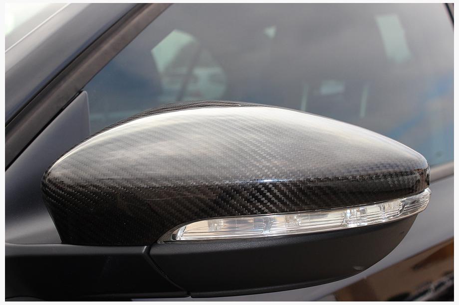 Volkswagen EOS 2011-2016 Cover Specchietti (2 pz, Carbonio Reale) Foto 7
