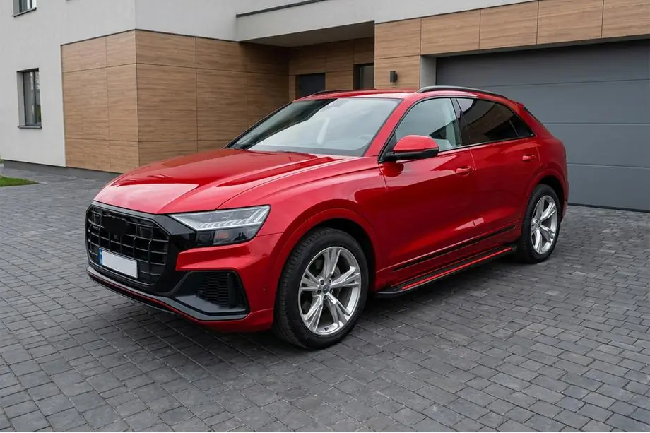 Audi Q8 2018- Pedane laterali Maya Red (2 pz., Alluminio) Image
