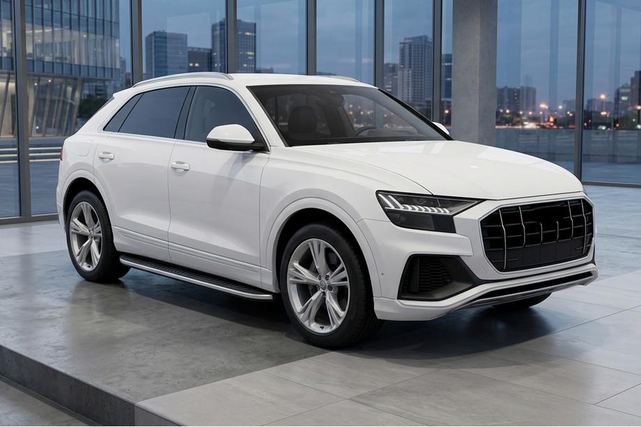 Audi Q8 2018- Pedane Laterali Tayga Grey (2 pz, Alluminio) Foto 1