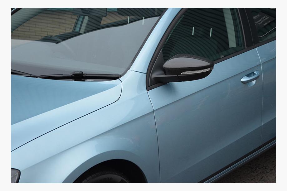 Volkswagen Jetta 2011-2018 Cover Specchietti (2 pz, Carbonio Reale) Foto 12