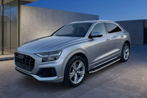 Audi Q8 2018- Pedane Laterali Duru (2 pz, Alluminio) foto 1