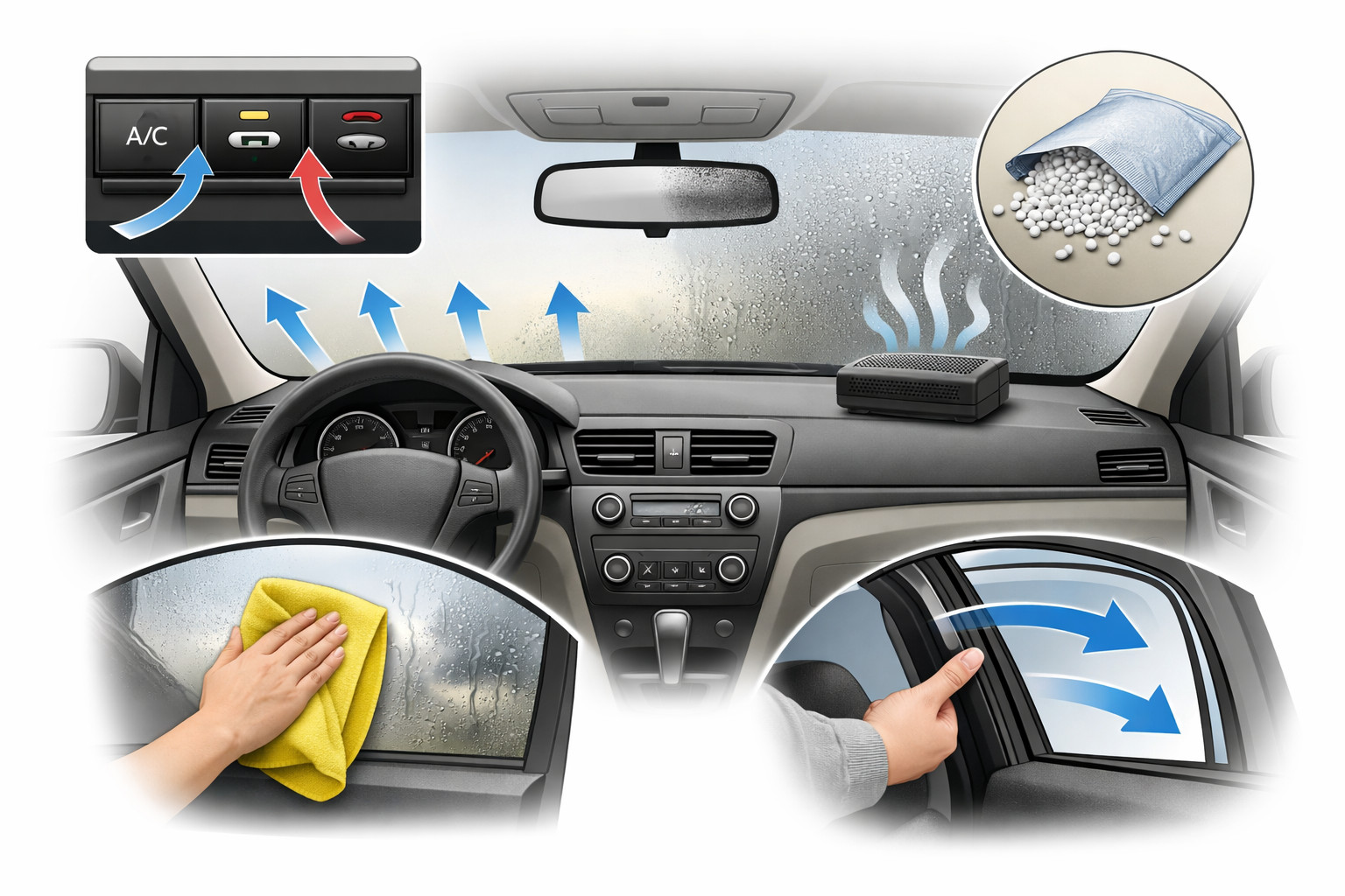 Come evitare l’appannamento dei vetri dell’auto