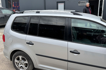Volkswagen Touran 2010-2015 Barre portatutto cromate foto 2