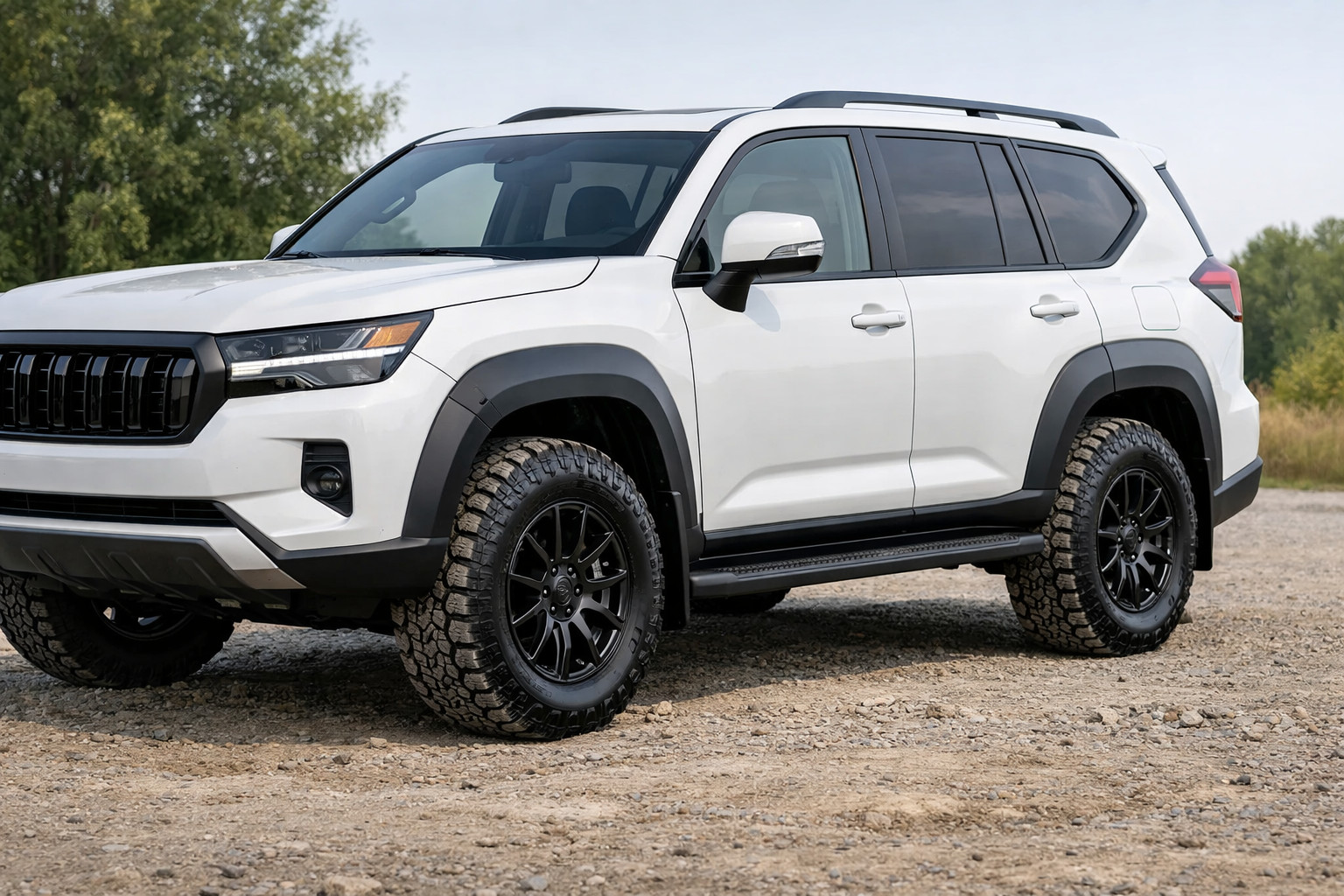 Toyota Land Cruiser Prado 250: cosa montare contro il fango sui fianchi e i passaruota stretti