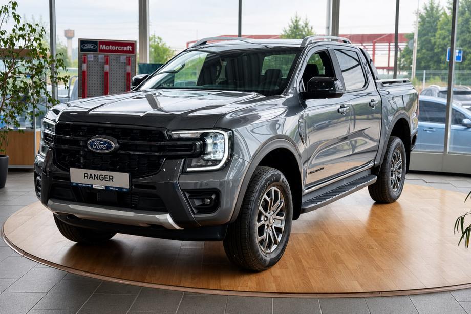 Ford Ranger 2022- Barre longitudinali tetto grigie OEM (Alluminio) Foto 2