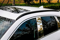 Mazda CX-30 2019- Barre longitudinali tetto integrate OEM (2 pz) Grigio foto 4