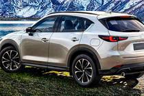 Mazda CX-5 2017–2025 Barre longitudinali tetto integrate OEM (2 pz) foto 9