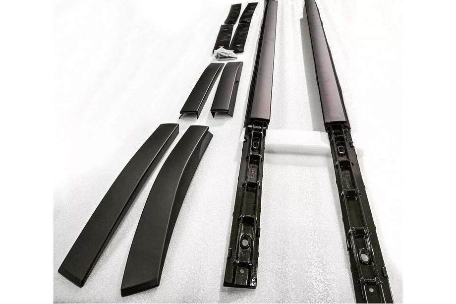 Mitsubishi Outlander 2021- Barre longitudinali tetto integrate OEM (2 pz) Nero Foto 12