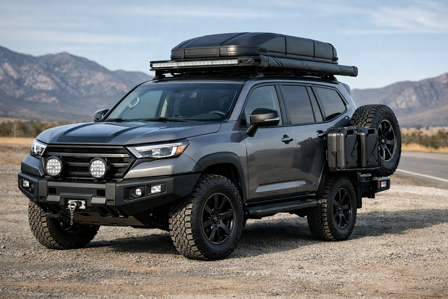 Pacchetto di upgrade Toyota Land Cruiser Prado 250 per strada e viaggi