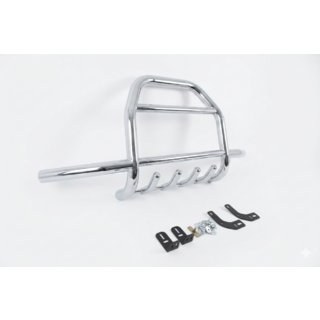 Bull bar QT007-Exclusive (senza scritta, acciaio inox) Suzuki Jimny 1998-2018 foto 4