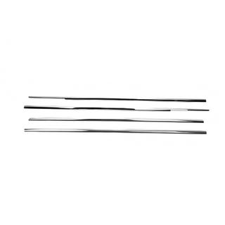 Cornici esterne finestrini acciaio inox (4 pz) Honda Civic Sedan VII 2001-2006 foto 2