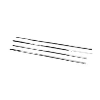 Cornici esterne finestrini acciaio inox (4 pz) Honda Civic Sedan VII 2001-2006 foto 3