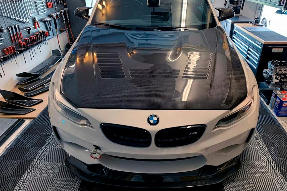 BMW 2 Series F22/F23 2014-2021 Cofano V4 (Carbonio) Foto 1