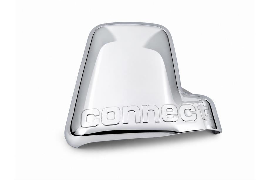 Ford Connect 2010-2013 Calotte specchietti variante n. 1 con logo a destra (1 pz, plastica) Foto 1
