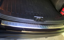 Nissan Qashqai 2014-2021 Protezione Paraurti Posteriore OmsaLine (2014-2017, Acciaio Inox) foto 7