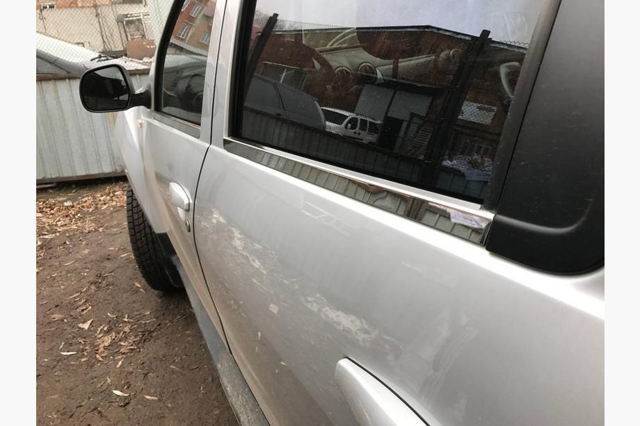 Nissan Terrano 2014- Modanature Finestrini (4 pz, Acciaio Inox) Image