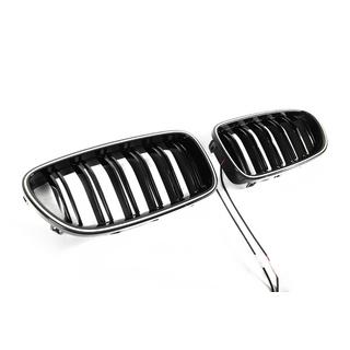 Griglie a doppio rene M-Look LED (Nero Lucido) BMW 5 Series F10/F11 2010–2016 foto 4