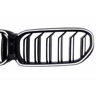 Griglie a rene M-Look V1 LED (2021-2023, nero lucido) BMW Serie 5 G30/G31 2017–2023 foto 4