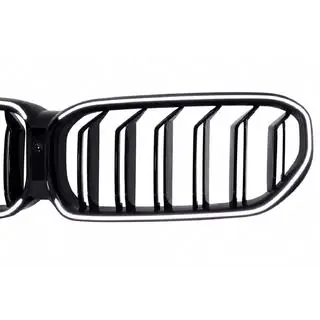 Griglie a rene M-Look V1 LED (2021-2023, nero lucido) BMW Serie 5 G30/G31 2017–2023 foto 4