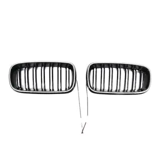 Griglie a doppio rene M-Look LED (Nero Lucido) foto 2