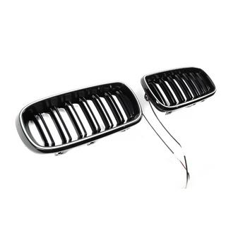 Griglie a doppio rene M-Look LED (Nero Lucido) foto 4
