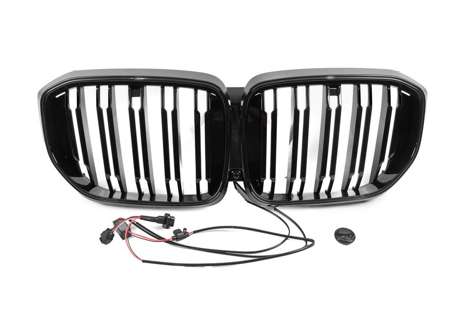 BMW X5 G05 2019–2026 Griglie a doppio rene M-Look LED (2023+) Foto 5