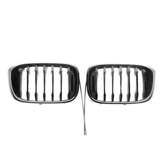 Griglie a doppio rene 1 Bar LED (2018-2021, nero lucido) foto 2