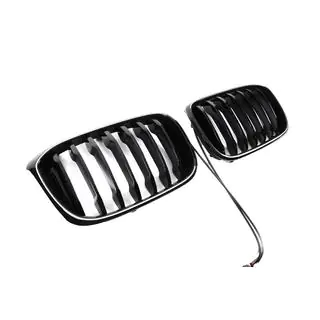 Griglie a doppio rene 1 Bar LED (2018-2021, nero lucido) foto 4