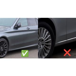 Paraspruzzi anteriori Premium (per AMG-Line, 2 pz) foto 2