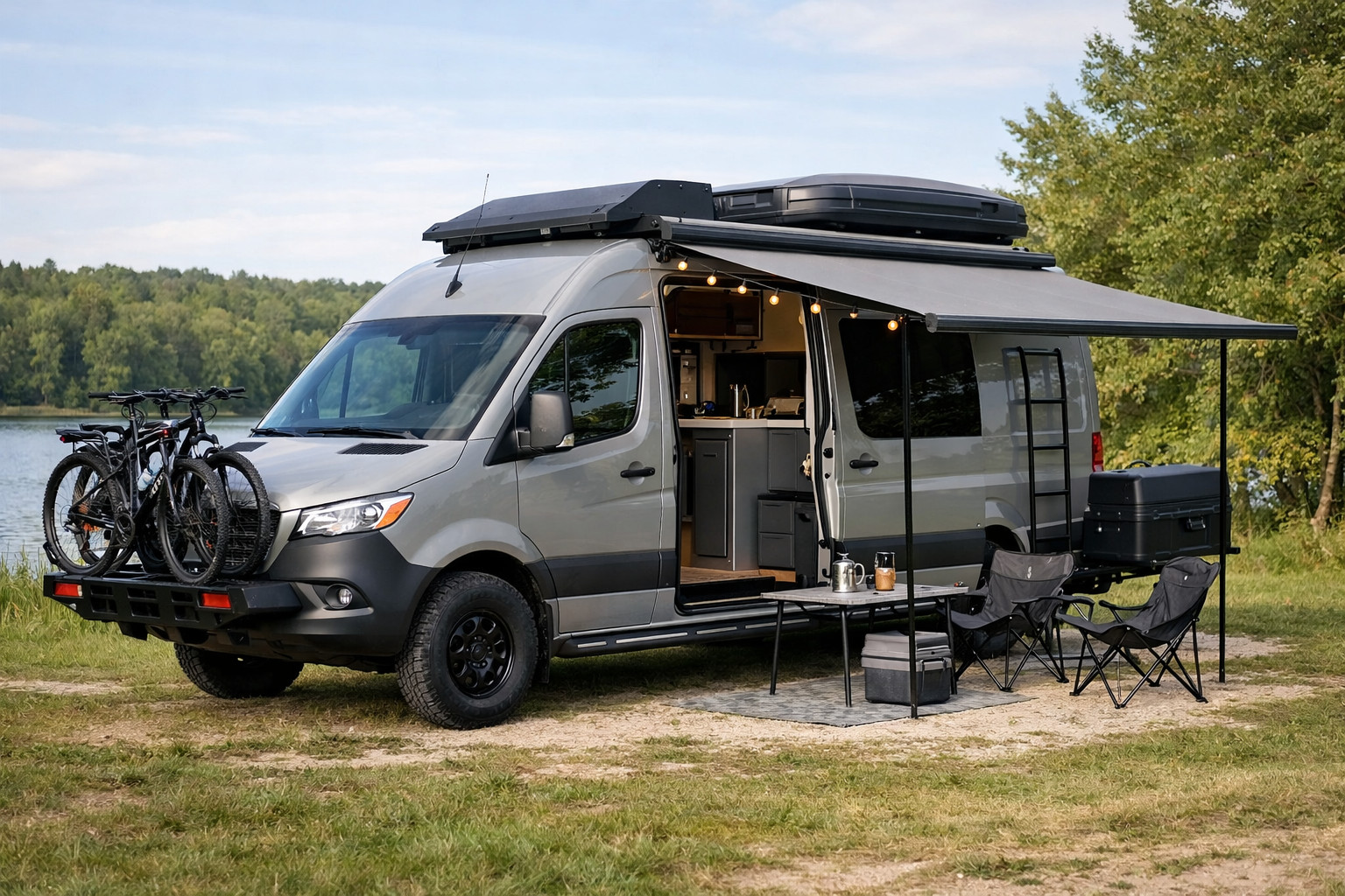 Upgrade Mercedes Sprinter W907/W910 per il campeggio in famiglia, senza eccessi