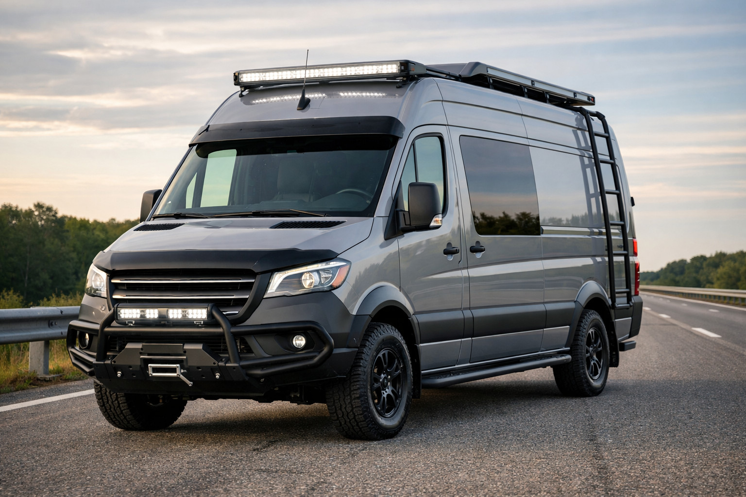Pacchetto upgrade per autostrada Mercedes Sprinter W907/W910: protezione, comfort, look