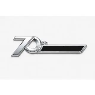 Emblema scritta 70 anni Toyota