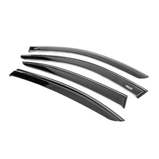 Deflettori aria finestrini con modanatura nera Niken Luxury (4 pz) BMW 3 Series E90/E91 2005-2011 foto 2