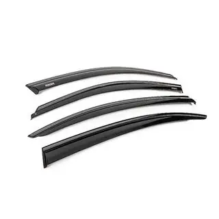 Deflettori aria finestrini con modanatura nera Niken Luxury (4 pz) foto 3
