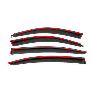 Deflettori aria finestrini con modanatura nera Niken Luxury (4 pz) BMW 3 Series F30/F31 2012-2019 foto 4