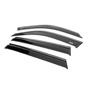 Deflettori aria finestrini con modanatura nera Niken Luxury (4 pz) foto 2