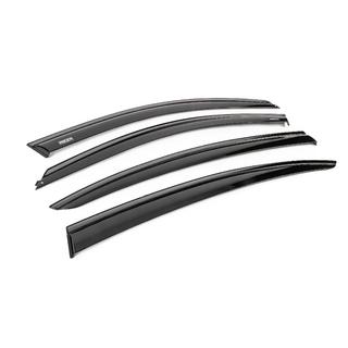 Deflettori aria finestrini con modanatura nera Niken Luxury (4 pz) BMW Serie 5 G30/G31 2017–2023 foto 3