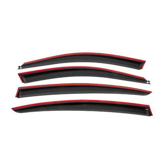 Deflettori aria finestrini con modanatura nera Niken Luxury (4 pz) BMW Serie 5 G30/G31 2017–2023 foto 4