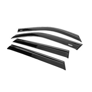 Deflettori aria finestrini con modanatura nera Niken Luxury (4 pz) foto 2