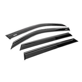 Deflettori aria finestrini con modanatura nera Niken Luxury (4 pz) foto 3