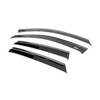 Deflettori aria finestrini con modanatura nera Niken Luxury (4 pz) Hyundai Tucson NX4 2021- foto 2