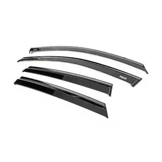 Deflettori aria finestrini con modanatura nera Niken Luxury (4 pz) foto 2