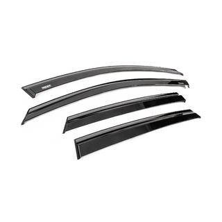 Deflettori aria finestrini con modanatura nera Niken Luxury (4 pz) Hyundai Tucson NX4 2021- foto 3