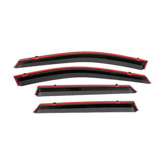 Deflettori aria finestrini con modanatura nera Niken Luxury (4 pz) Hyundai Tucson NX4 2021- foto 4