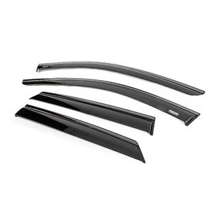 Deflettori aria finestrini con modanatura nera Niken Luxury (4 pz) foto 2