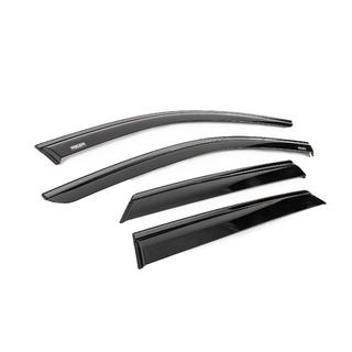 Deflettori aria finestrini con modanatura nera Niken Luxury (4 pz) foto 3