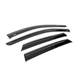 Deflettori aria finestrini con modanatura nera Niken Luxury (4 pz) Nissan Qashqai 2021- foto 3